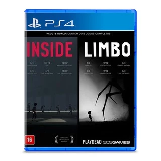 Inside + Limbo - PS4 - MIDIA FISICA - LACRADO