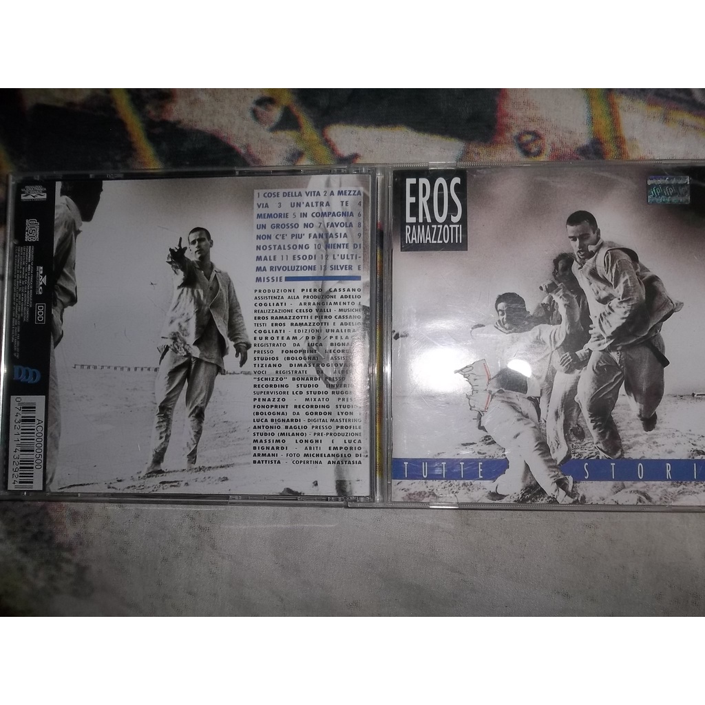 Cd Eros Ramazzotti Tutte Storie Shopee Brasil