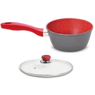 Panela Polishop com Tampa - Sauce - 20Cm - Vermelha | Vermelho