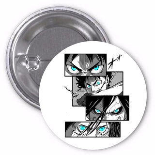 Bottons anime Ataque dos Titãs Shingeki no Kyojin Attack on Titan – broche  boton bottom button pin botton de Alfinete ou Chaveiro ou Imã