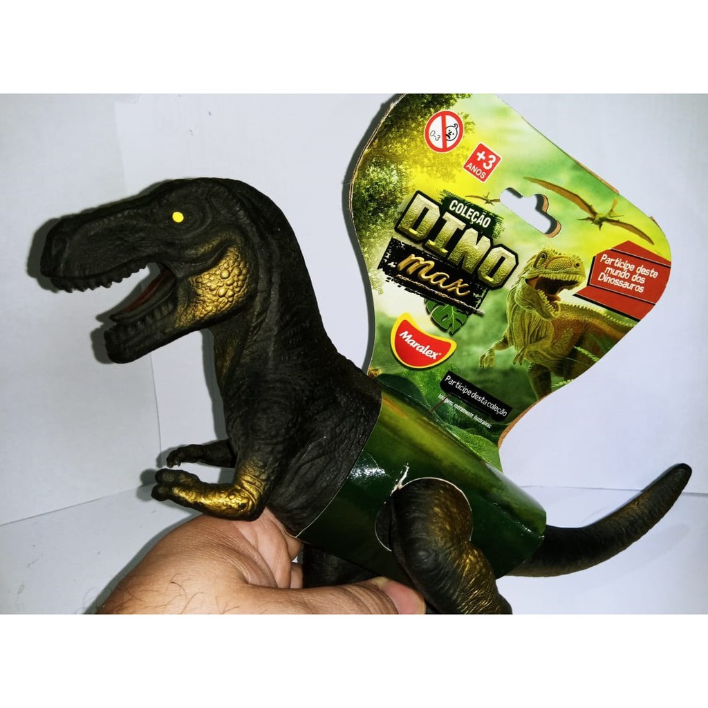 Dinossauro Tiranossauro REX Coleção Dino Max Emborrachado Jurassic Park T- Rex