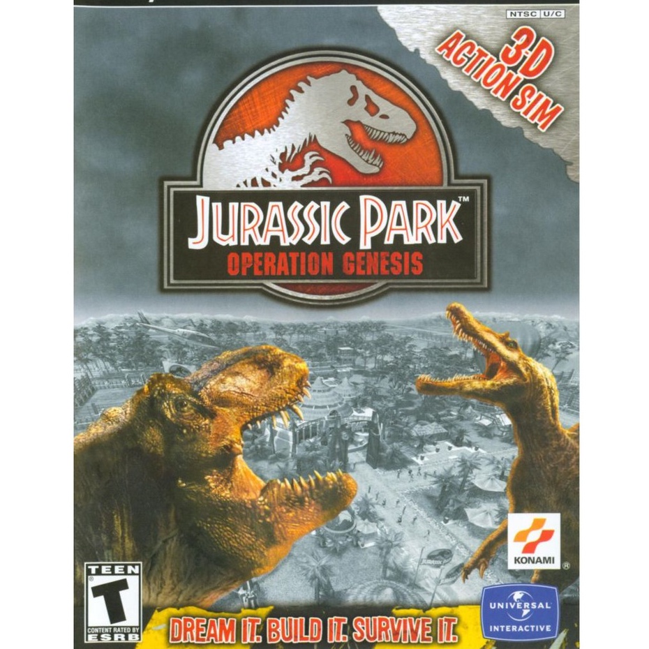 Jurassic Park Operation Genesis Portugues Playstation 2 Dvd