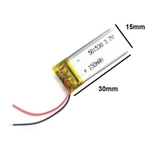 E-flite 150mAh 1S 3.7V 45C LiPo Battery 3Pcs EFLB1501S45 - Foto 3