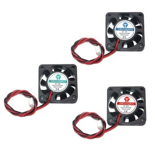 Wili❃ DC 5V/12V/24V Computer CPU Cooler Mini 4010 Cooling Fan 40x40x10mm Small Exhaust Fan for Ender 3 CR-10 3D Printer