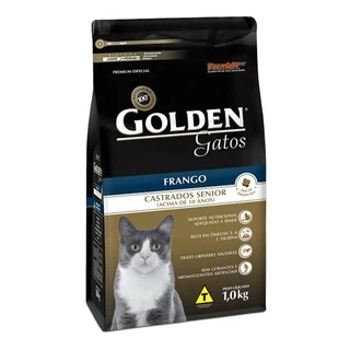 Ração Golden Fórmula Gatos Castrados Senior Sabor Frango 1Kg