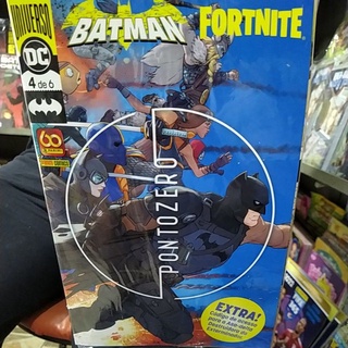 Batman Fortnite ponto zero com código edições 1, 2, 3, 4, 5, 6 HQ DC Panini