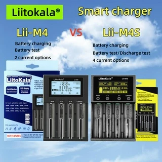 Atacado LiitoKala Lii-M4S 18650 26660 Carregador Com Capacitância/LCD