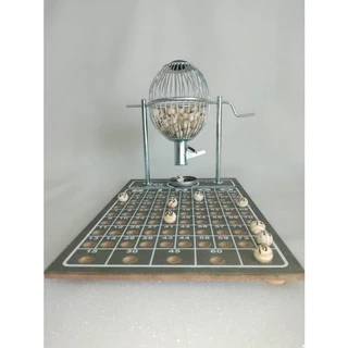 Jogo BINGO Globo N°1 Cromado + 200 cartelas em Oferta na Shopee