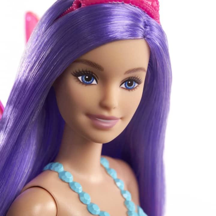 Barbie fada boneca dreamtopia asa roxa - mod gjk00 - MATTEL