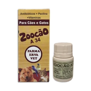 Zooção - Contra Cinomose, Parvovirose e Enterite Em Cães, Gatos e Pássaros - 10 Cápsulas