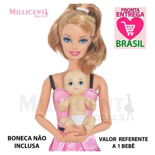 A bebê da Barbie está para chegar! Vídeo com a boneca Barbie para meninas  em português 