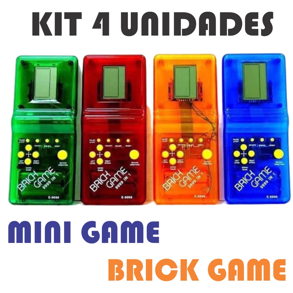 Antigo mini game - Funcionando - TALKING BRICK GAME E 