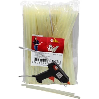 O Melhor Bastão De Cola Quente grossa Semi transparente 1Kg(Cerca de 36 Pecas) 29cm*11mm Quente Amarela  Refil  PT-031A em Oferta na Shopee