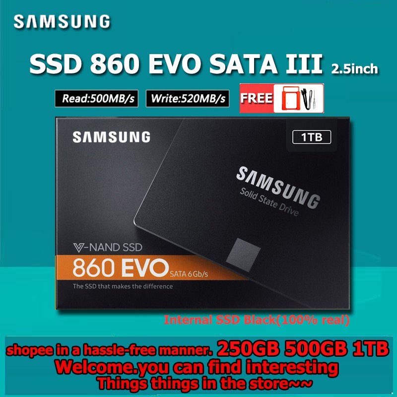 Samsung SSD 860 Evo 120G/250G/500G/1tb Unidade De Estado Sólido