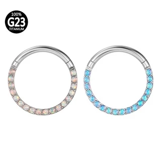 Piercing Argola Segmento Articulado Titânio | Septril, Rook, Conch, Nariz, outros.