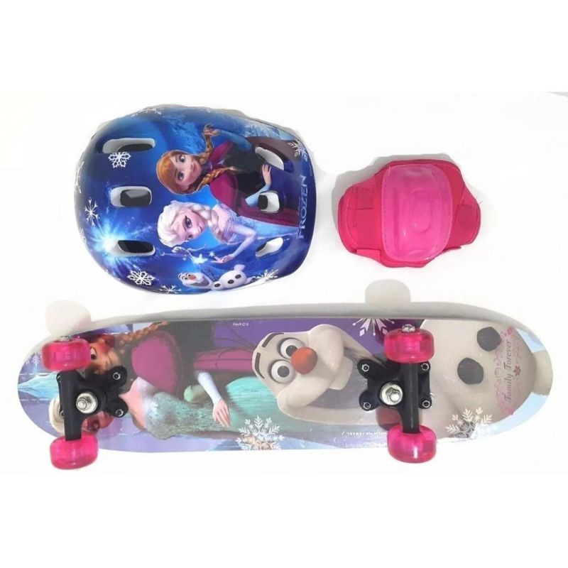 Skate Infantil Frozen Menina com Proteção