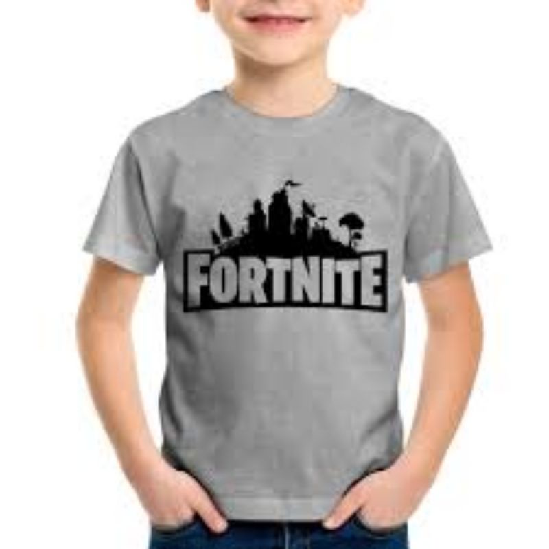 Camiseta Fortnite Infantil Adulto Game Personalizada promoção incrível