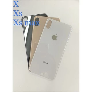 Tampa Traseira De Vidro iPhone X, XS, XS MAX Furo Da Câmera Maior