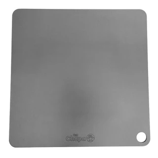 Chapa Pizza Pedra Refratária de Aço Forno Residencial Lastro Turbo 35x35cm-6mm Chapa Turbo