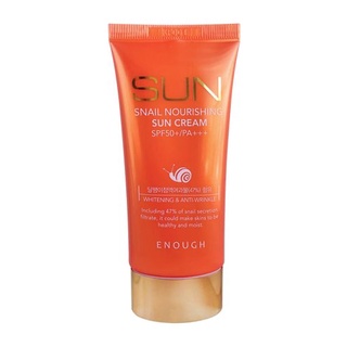 enough snail nourishing sun cream 50g spf50+ pa+++