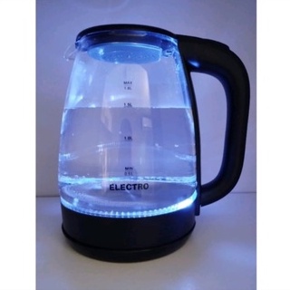 Chaleira Elétrica De Vidro Com Led 1,8L - 110V E 220V- Jarra Elétrica de  Vidro | Shopee Brasil