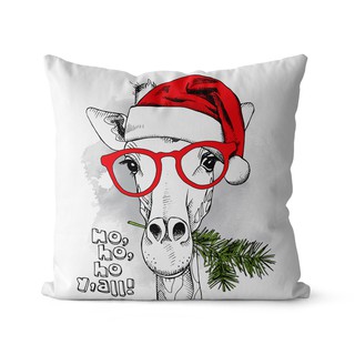 Capa de almofada girafa natal