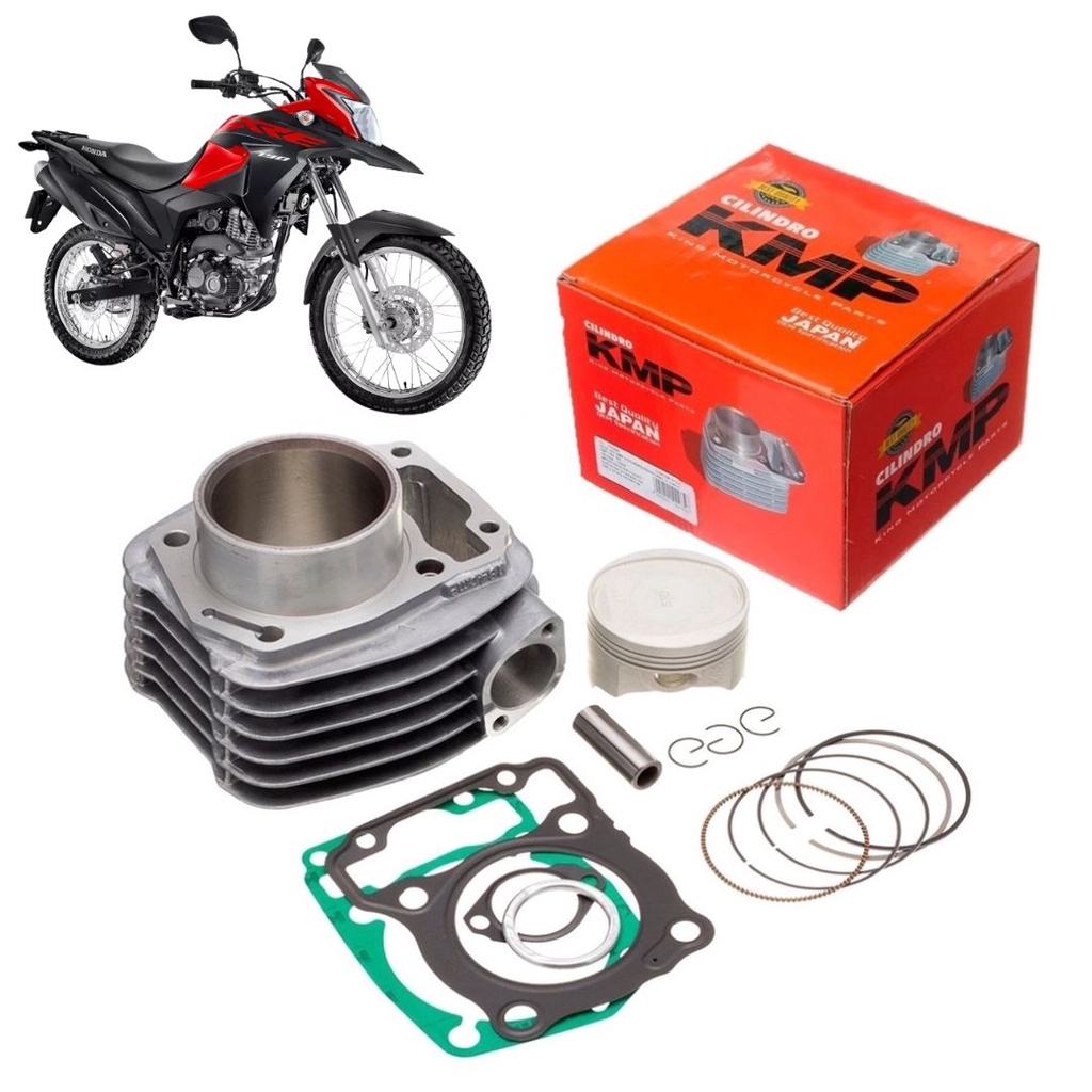 Kit Cilindro Motor Xre 190 Aumento 160 Cc P/190 Cc Titan Fan Shopee
