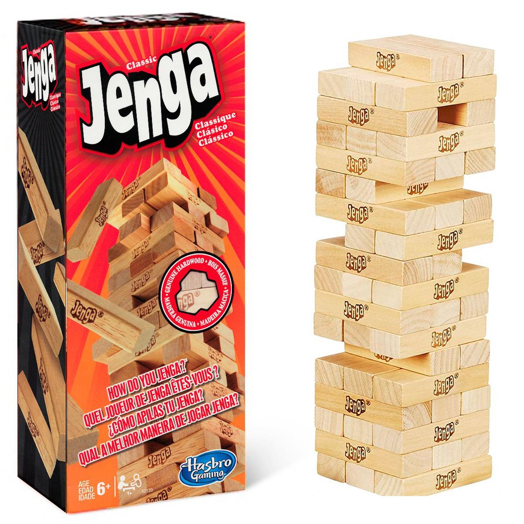 Jogo Jenga Clássico Hasbro Original | Shopee Brasil