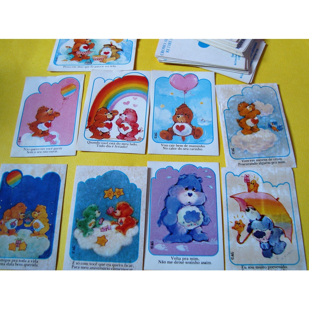 figurinhas album ursinhos carinhosos | Shopee Brasil