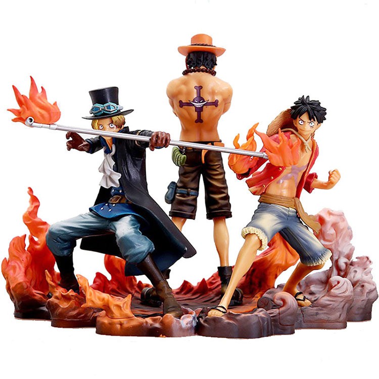 Ace Luffy e sabo chapéus em 2023