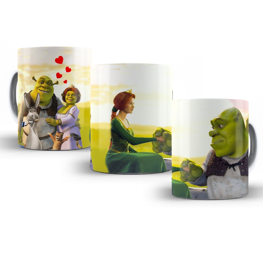 Caneca Polímero Burro do Shrek Personalizada