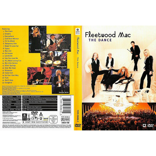 フリートウッドマック Fleetwood Mac The Dance DVD Fleetwood Mac - The Dance | Shopee Brasil