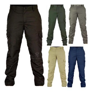 Calca Tatica Cargo Militar Reforcada Poly Rip Stop