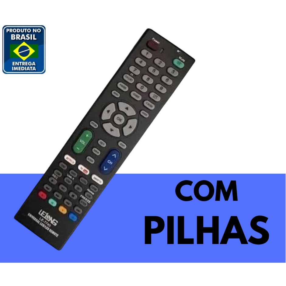 Controle Remoto Universal Para Tv Lelong Le-7740