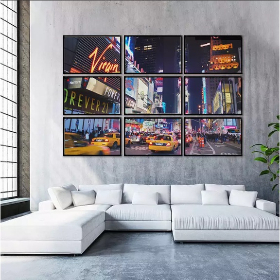 Quadro decorativo Times Square Nova York Cidade