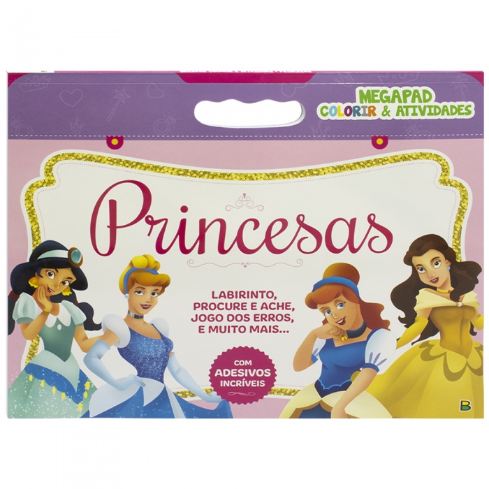 Megapad Colorir e Atividades Princesas Disney C/Adesivos - Todolivro - Tem  Tem Digital - Brinquedos e Papelaria, aqui tem!