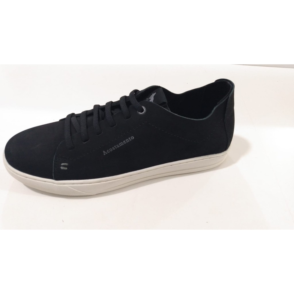 Tenis store acostamento preto