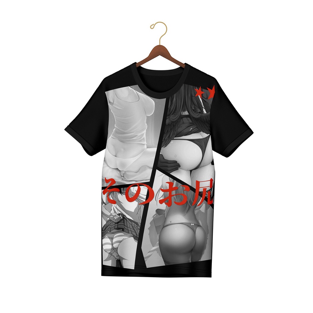 Camiseta Camisa Hentai Ass Full Desenhos Animados | Shopee Brasil