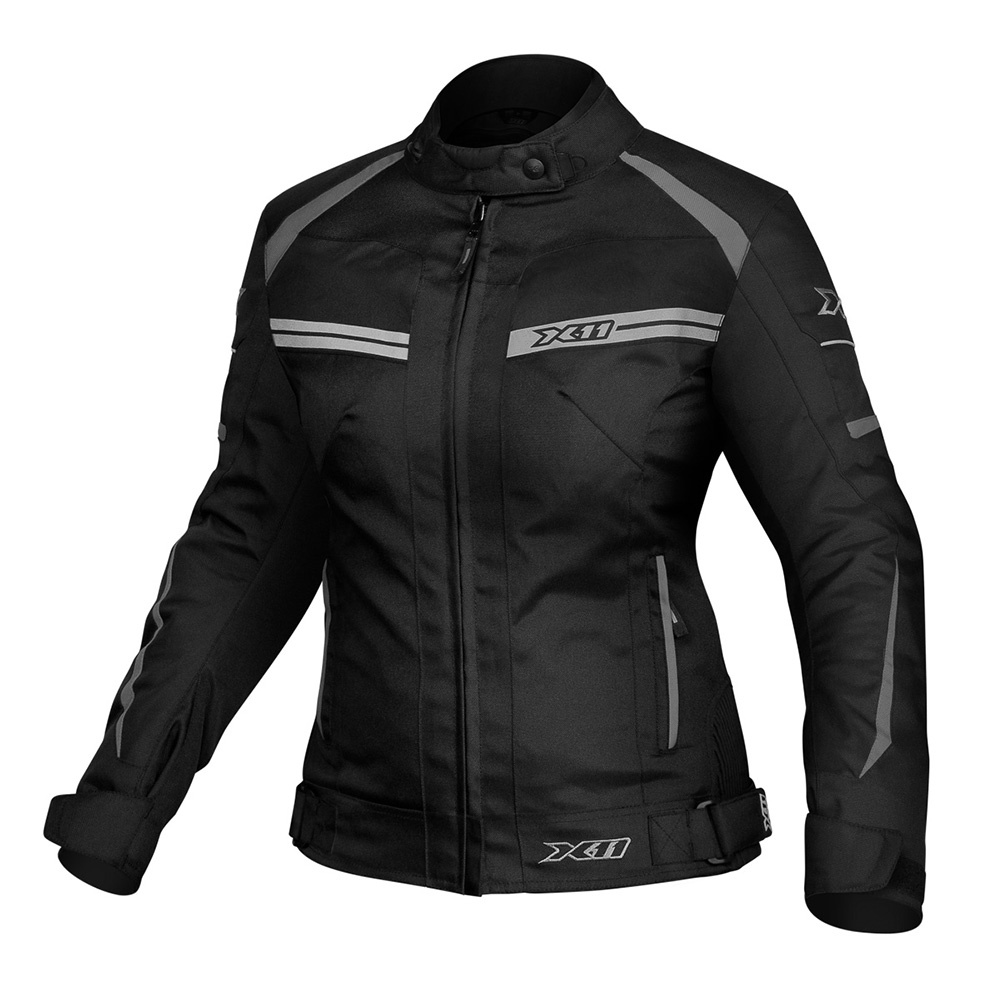 Jaqueta Feminina Motociclista X11 One2 Cor Preto Moto Motoboy | Shopee ...