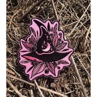Patch chapeu de bruxa termocolante