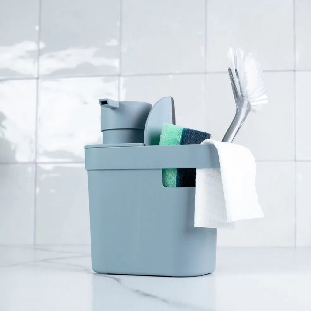 Dispenser Porta Detergente e Bucha Suporte Pia Cozinha Organizador de Pia Trium 650ml Cozinha