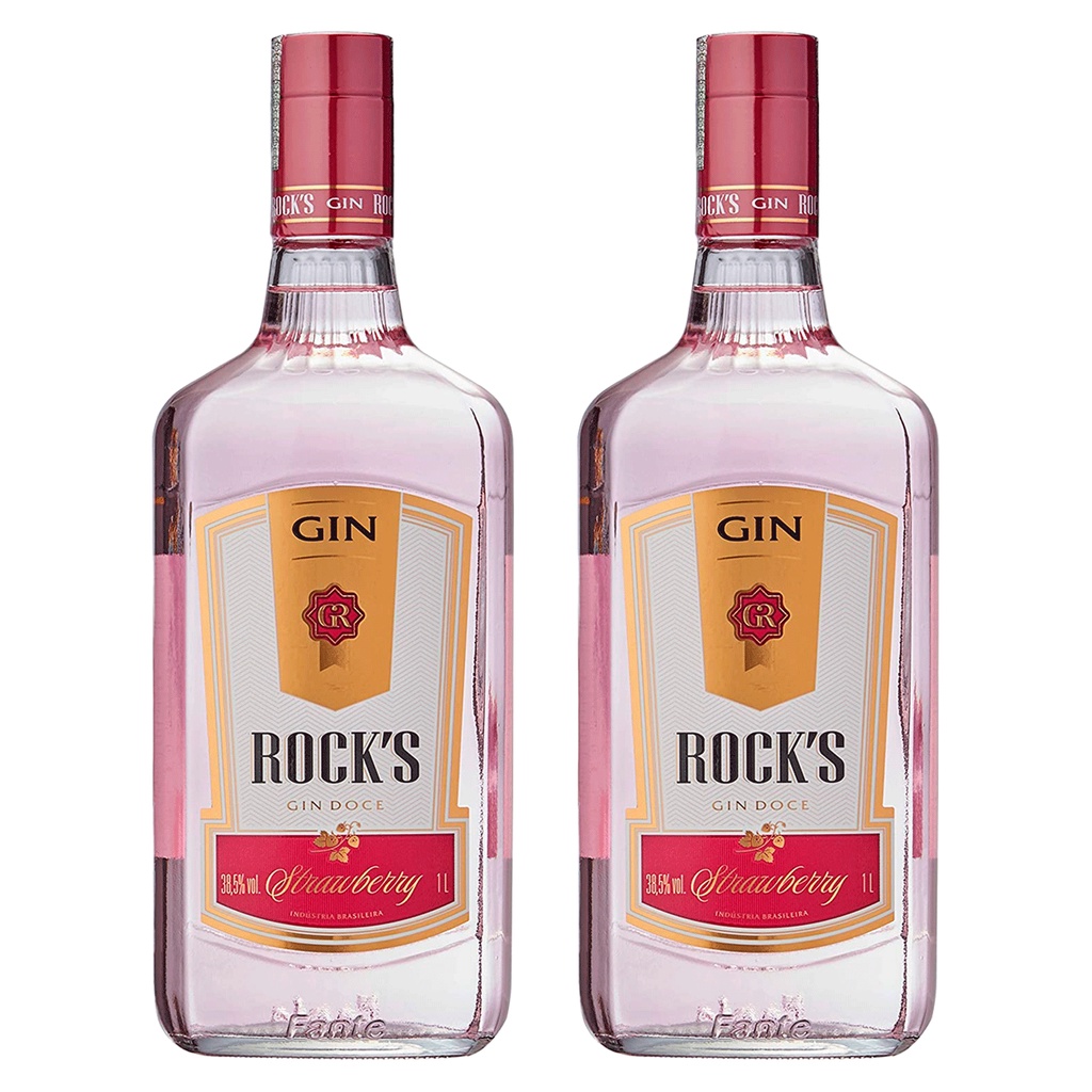 Kit 02 Gin Rocks Strawberry 1000ML