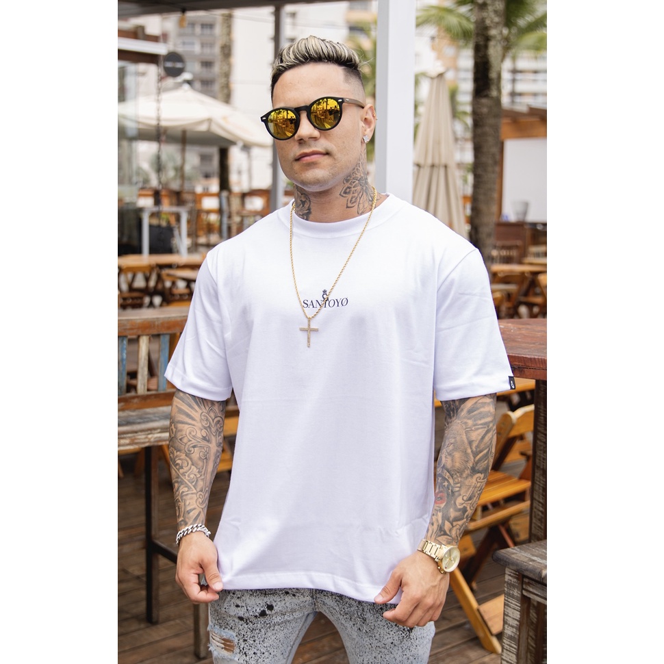 Camisa masculina hot sale oversized