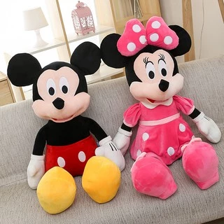 Boneca De Pelúcia Mickey/minnie Mouse Plush De 40cm