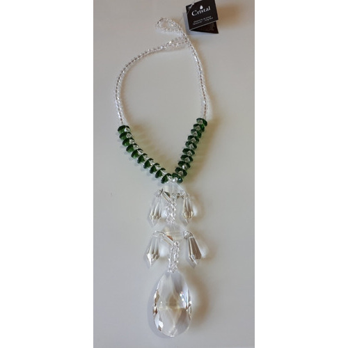2 Abraçadeiras de Cristal para Cortina - Verde