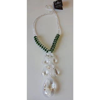 2 Abraçadeiras de Cristal para Cortina - Verde