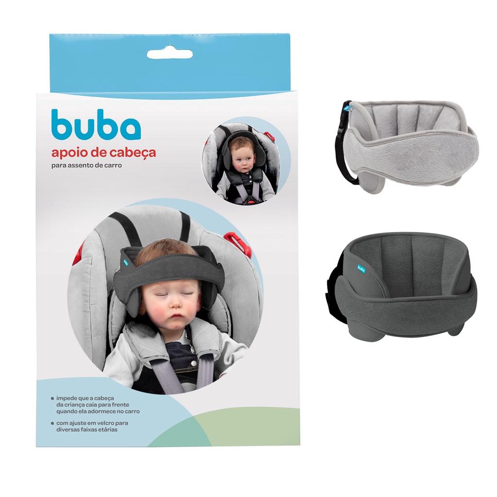 Apoio de Cabeça Protetor para Carro Com Ajuste Sono Bebê Buba | Shopee ...