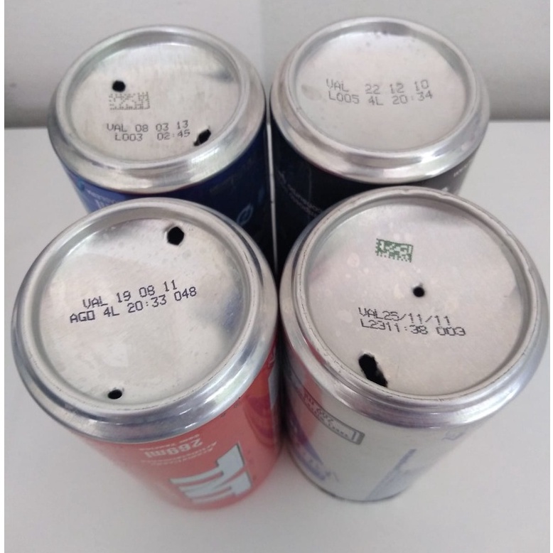 Latas de energéticos antigas - Coleção - preço unitário | Shopee