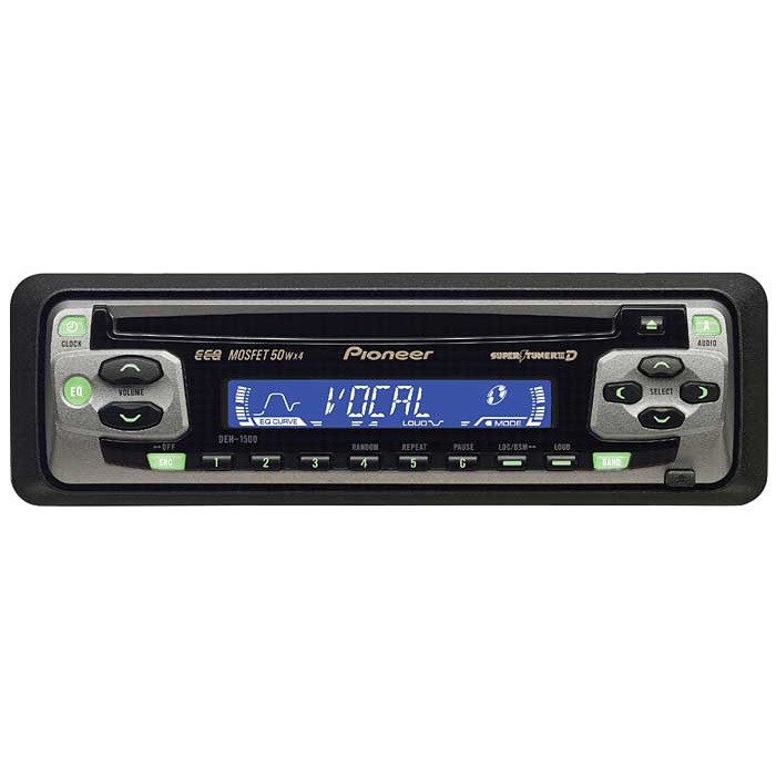 Som Automotivo CD Player Pioneer DEH1550 Mosfet 50Wx4 Shopee Brasil