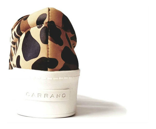 Tênis Plataforma Slip On Estampado Feminino Carrano 162201c